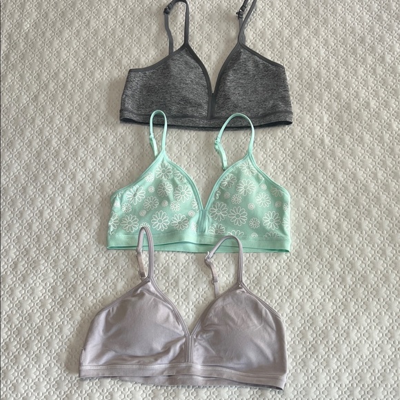 wonder nation Other - Wonder Nation Kids Bras - Gray, Mint, and Lavender.
